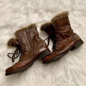 Steve Madden | Faux Fur Combat Boots Tundraa